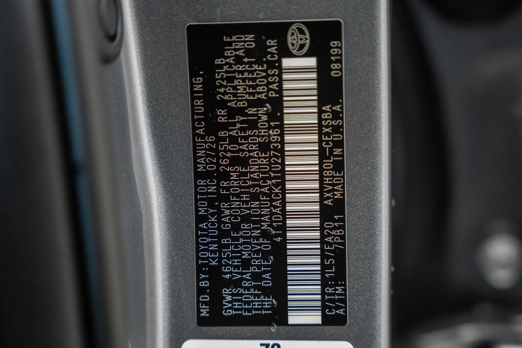 New 2026 Toyota Camry SE image 36