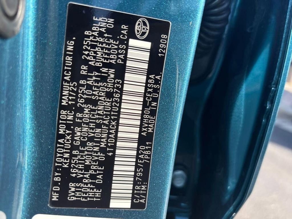 New 2026 Toyota Camry SE image 20