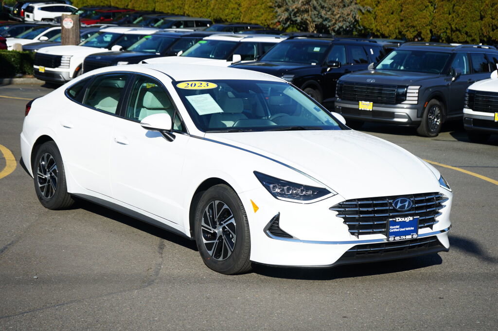 Certified 2023 Hyundai Sonata Blue image 4