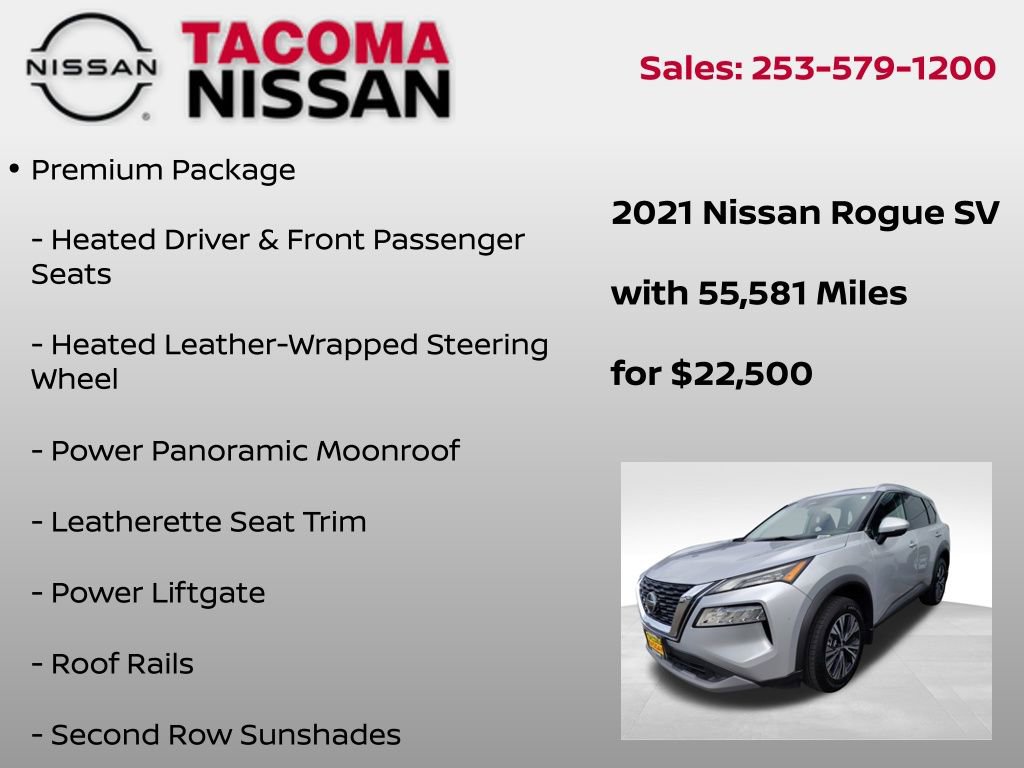 Used 2021 Nissan Rogue SV w/ Premium Package image 6