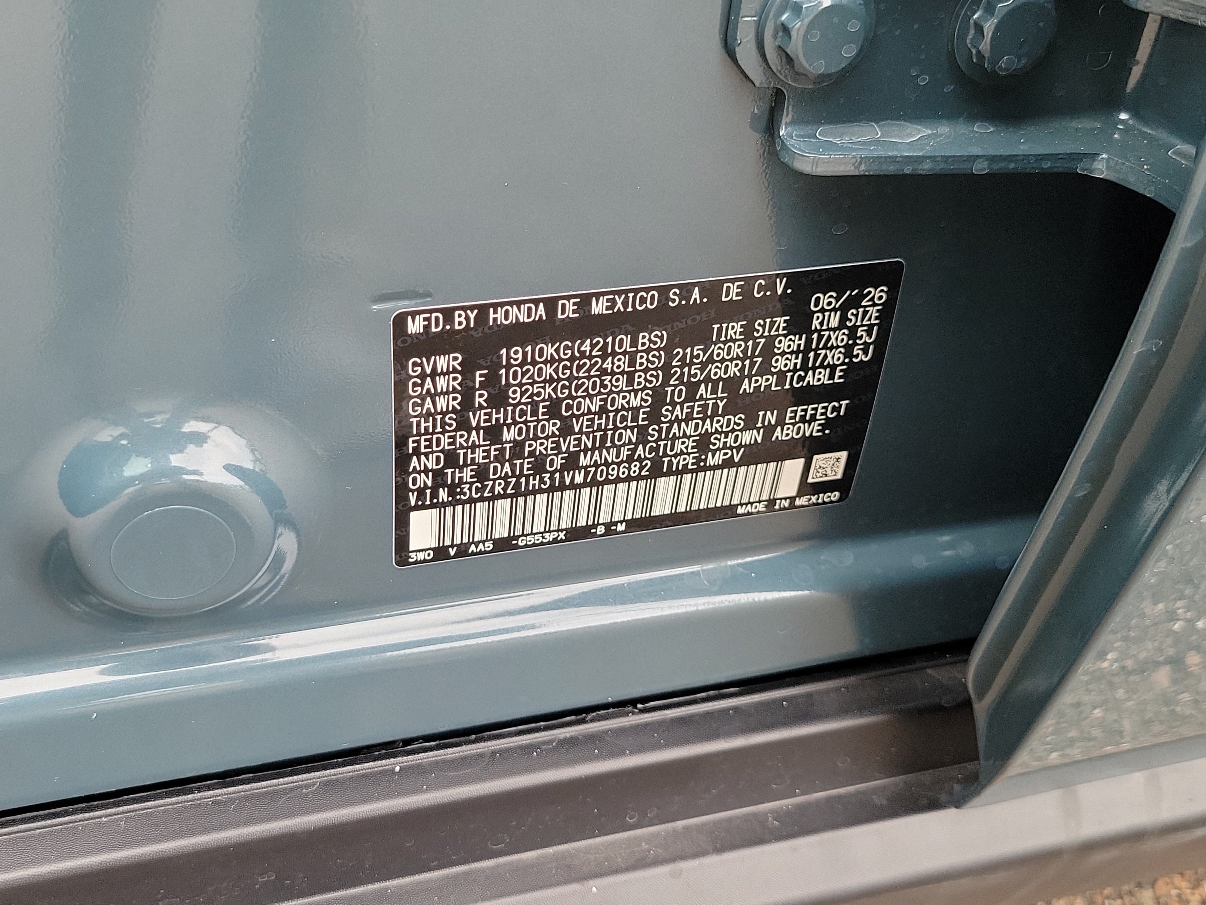 New 2027 Honda HR-V LX image 32