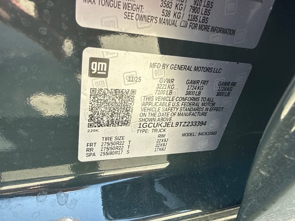Used 2026 Chevrolet Silverado 1500 High Country AWD/4WD image 13