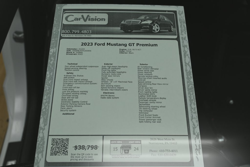Used 2023 Ford Mustang GT Premium RWD image 37