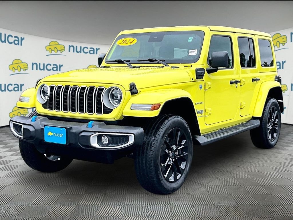 Used 2024 Jeep Wrangler Unlimited Sahara w/ Technology Group AWD/4WD image 3