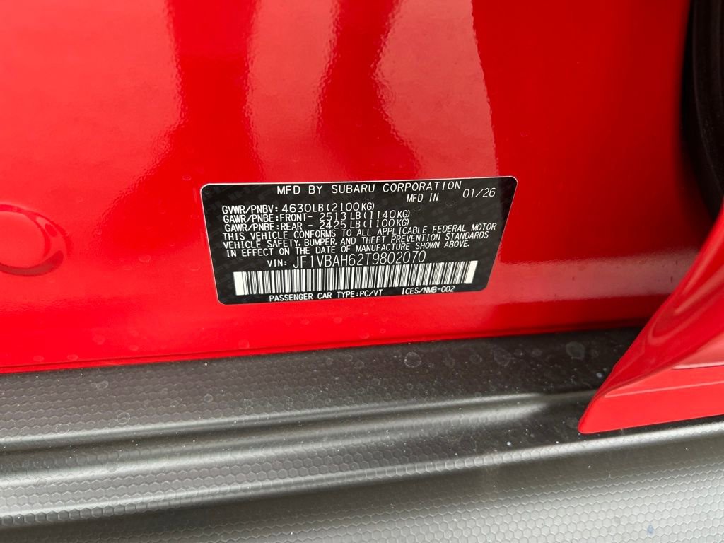 New 2026 Subaru WRX Premium AWD/4WD image 15