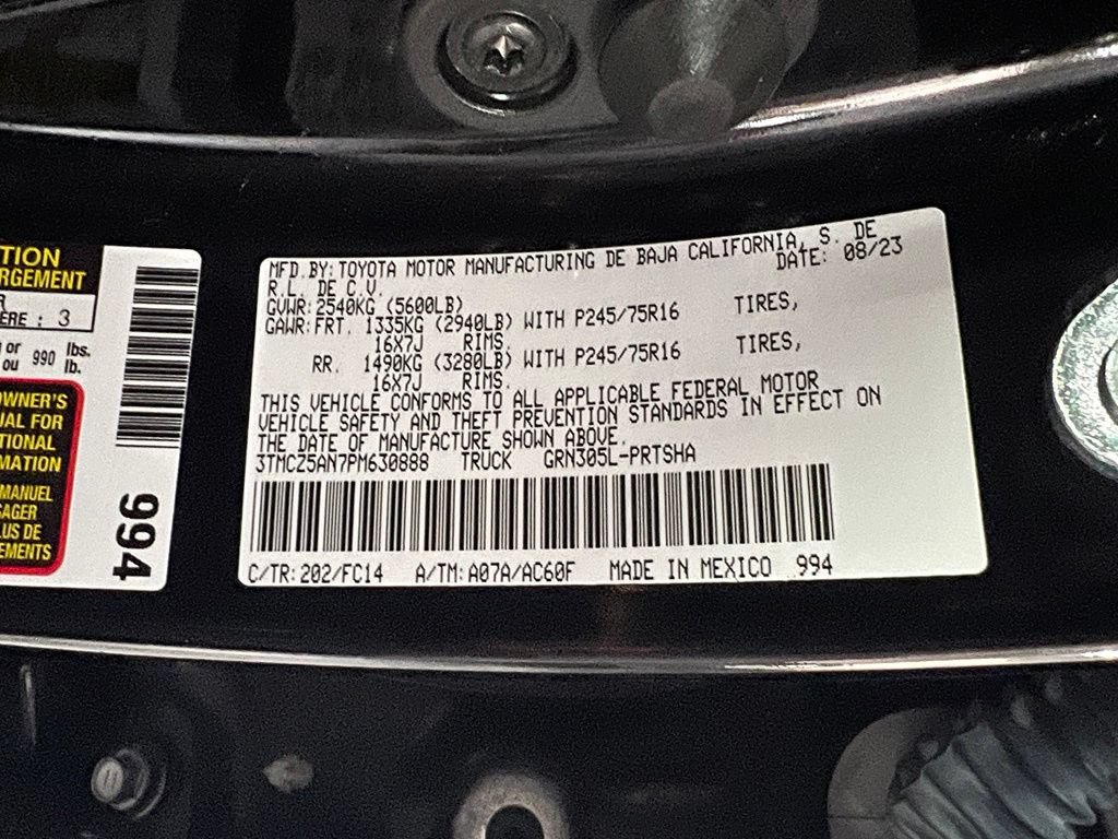 Used 2023 Toyota Tacoma SR5 w/ Technology Package AWD/4WD image 45