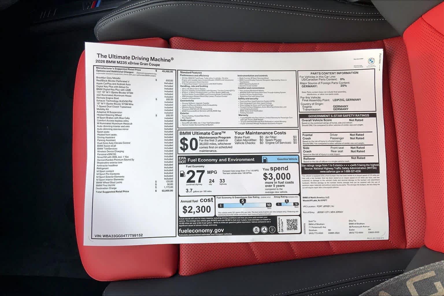 New 2026 BMW M235i xDrive AWD/4WD image 18