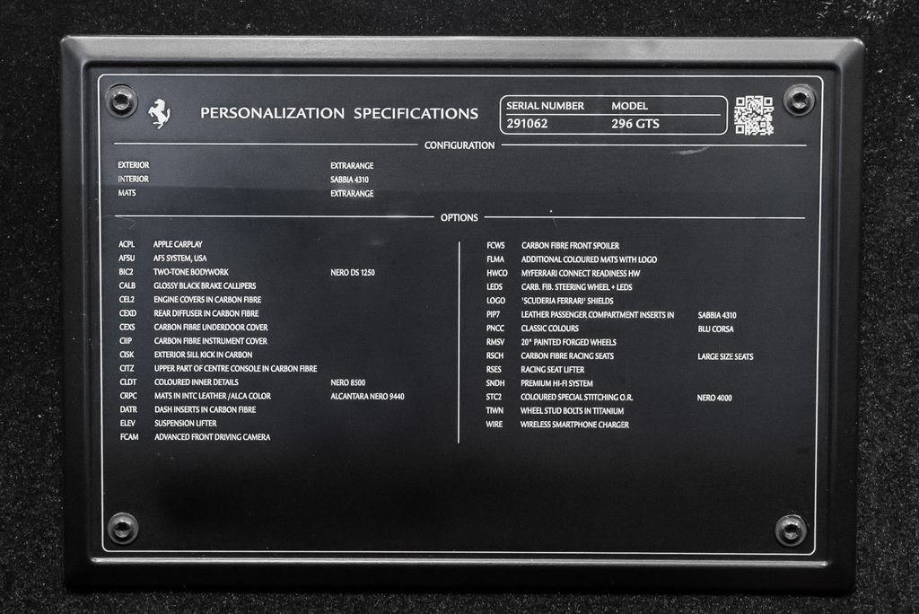 Certified 2023 Ferrari 296 GTS RWD image 19