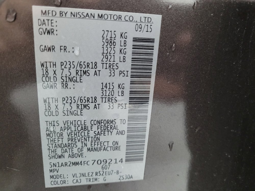 Used 2015 Nissan Pathfinder SV image 33