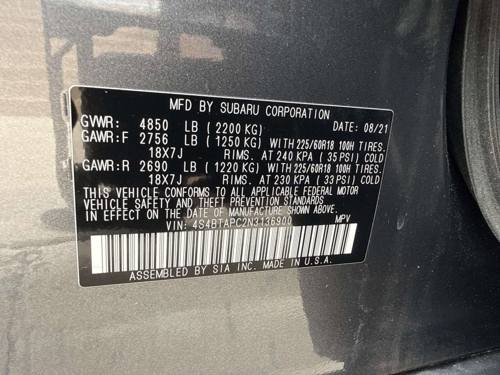 Used 2022 Subaru Outback Touring AWD/4WD image 20
