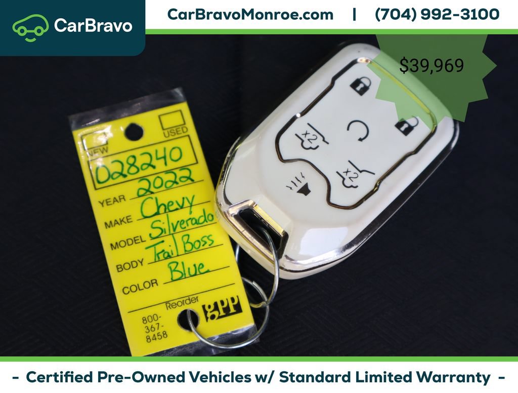 Certified 2022 Chevrolet Silverado 1500 LT Trail Boss w/ Bed Protection Package AWD/4WD image 53