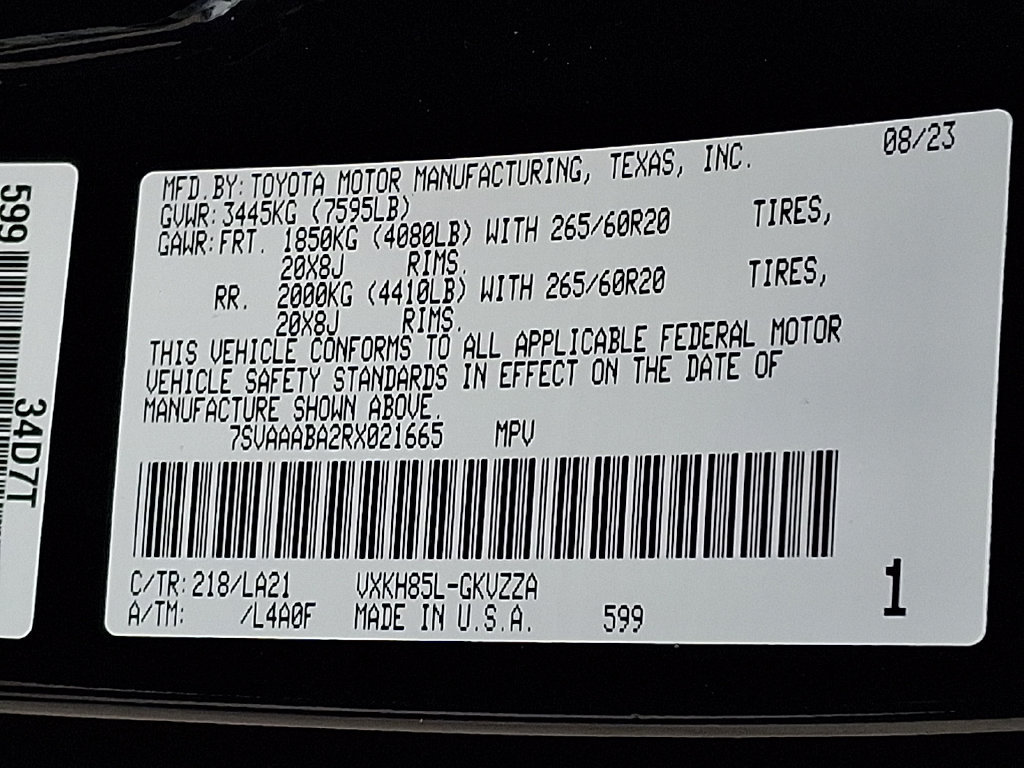 Used 2024 Toyota Sequoia Platinum AWD/4WD image 29