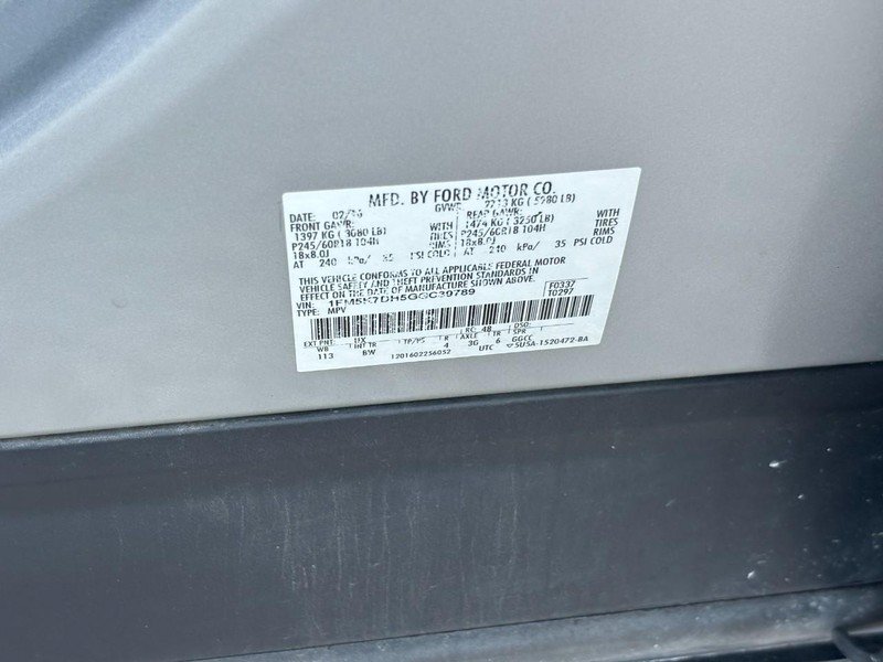 Used 2016 Ford Explorer XLT w/ Equipment Group 202A FWD image 26