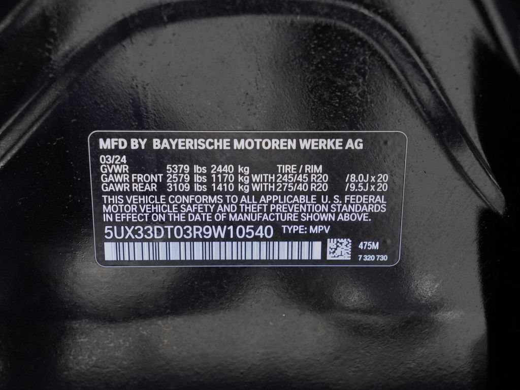 Used 2024 BMW X4 xDrive30i w/ M Sport Package AWD/4WD image 35