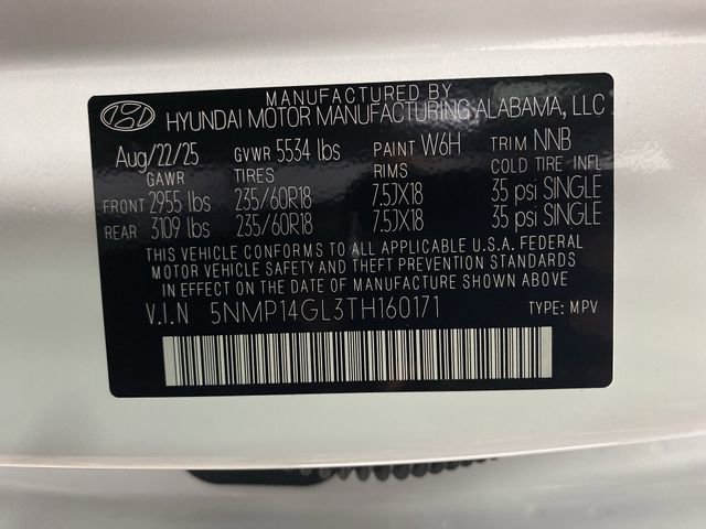 New 2026 Hyundai Santa Fe SE image 34