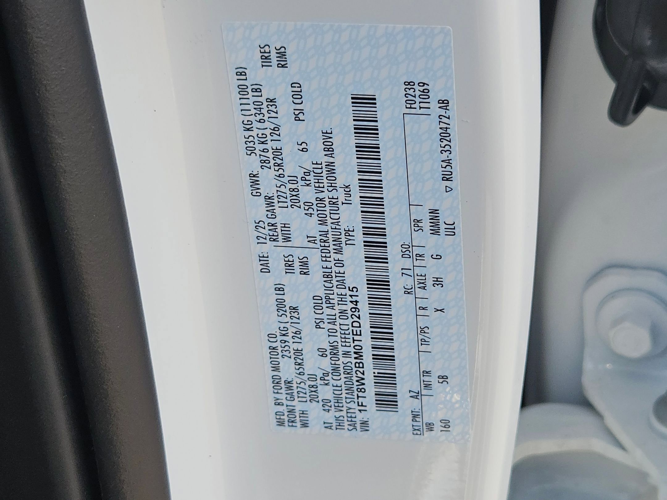 New 2026 Ford F250 Lariat w/ Chrome Package image 17