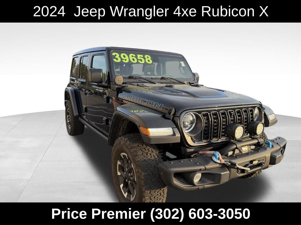 Used 2024 Jeep Wrangler Unlimited Rubicon 4xe AWD/4WD image 1