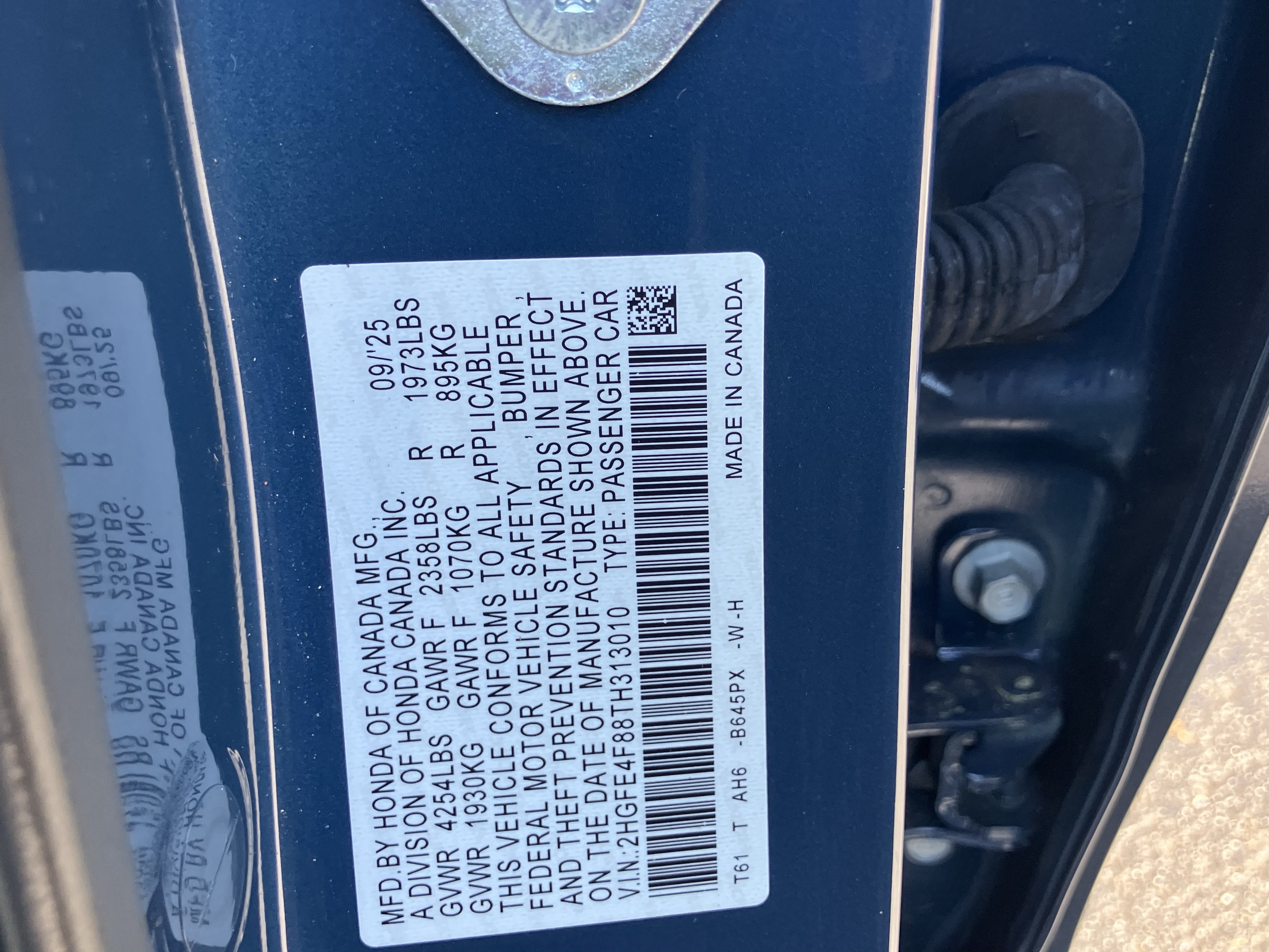 Used 2026 Honda Civic FWD Hybrid Sedan image 37