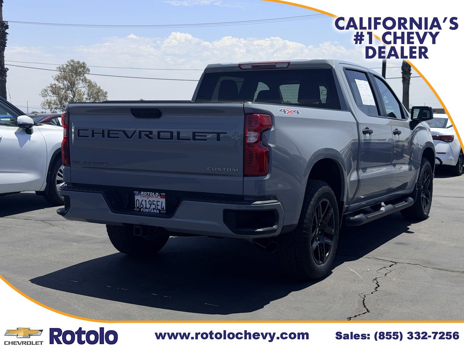 Used 2025 Chevrolet Silverado 1500 Custom w/ Turbomax Blackout Package AWD/4WD image 6