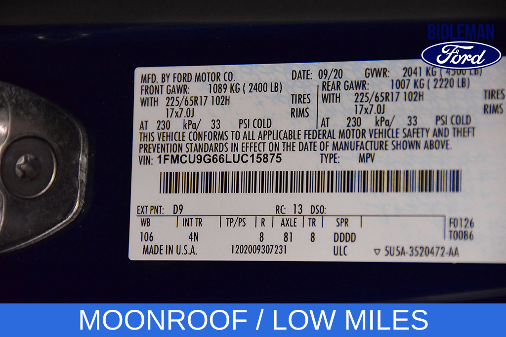 Used 2020 Ford Escape SE AWD/4WD image 19