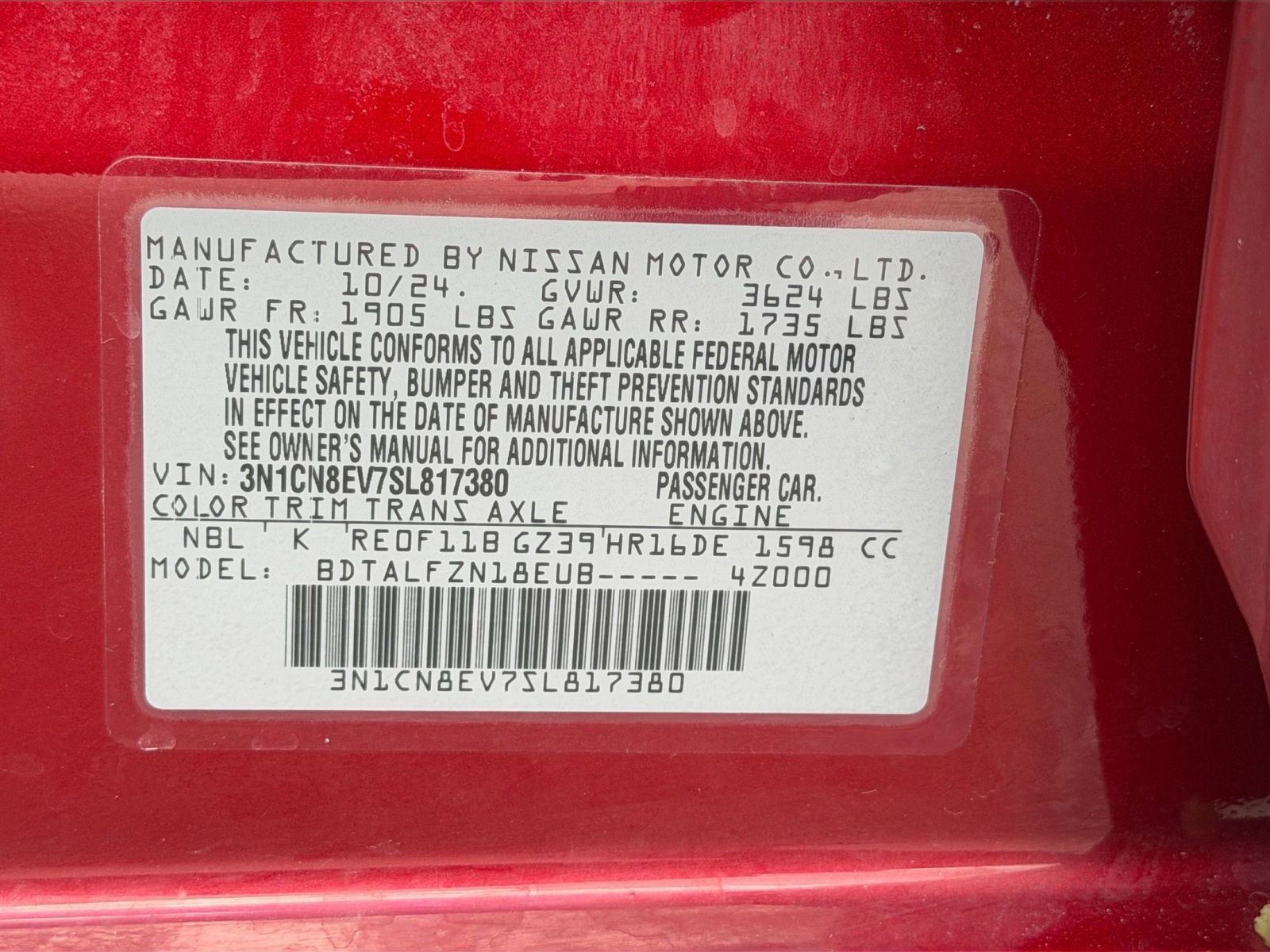 Used 2025 Nissan Versa SV image 23