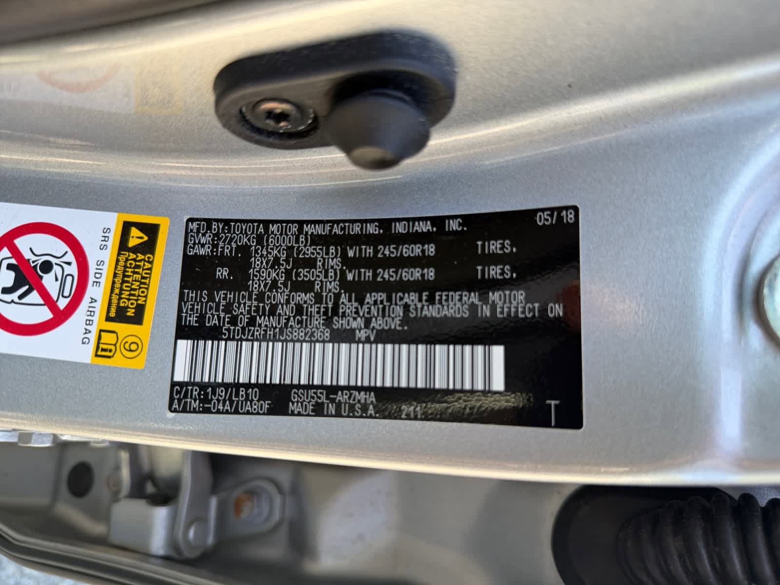 Used 2018 Toyota Highlander XLE AWD/4WD image 17