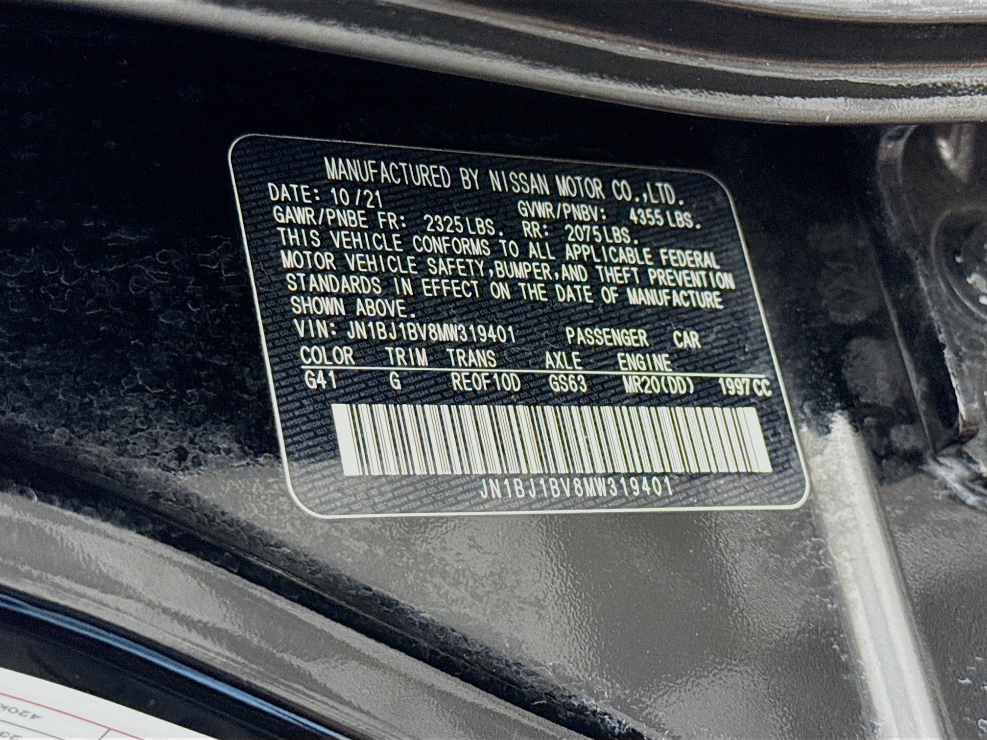 Used 2021 Nissan Rogue Sport SV FWD image 38