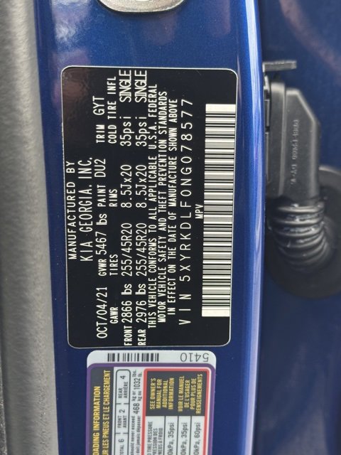 Certified 2022 Kia Sorento SX image 20