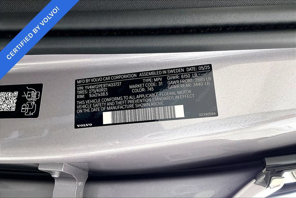 Certified 2026 Volvo XC90 B5 Plus w/ Protection Package Premier AWD/4WD image 44