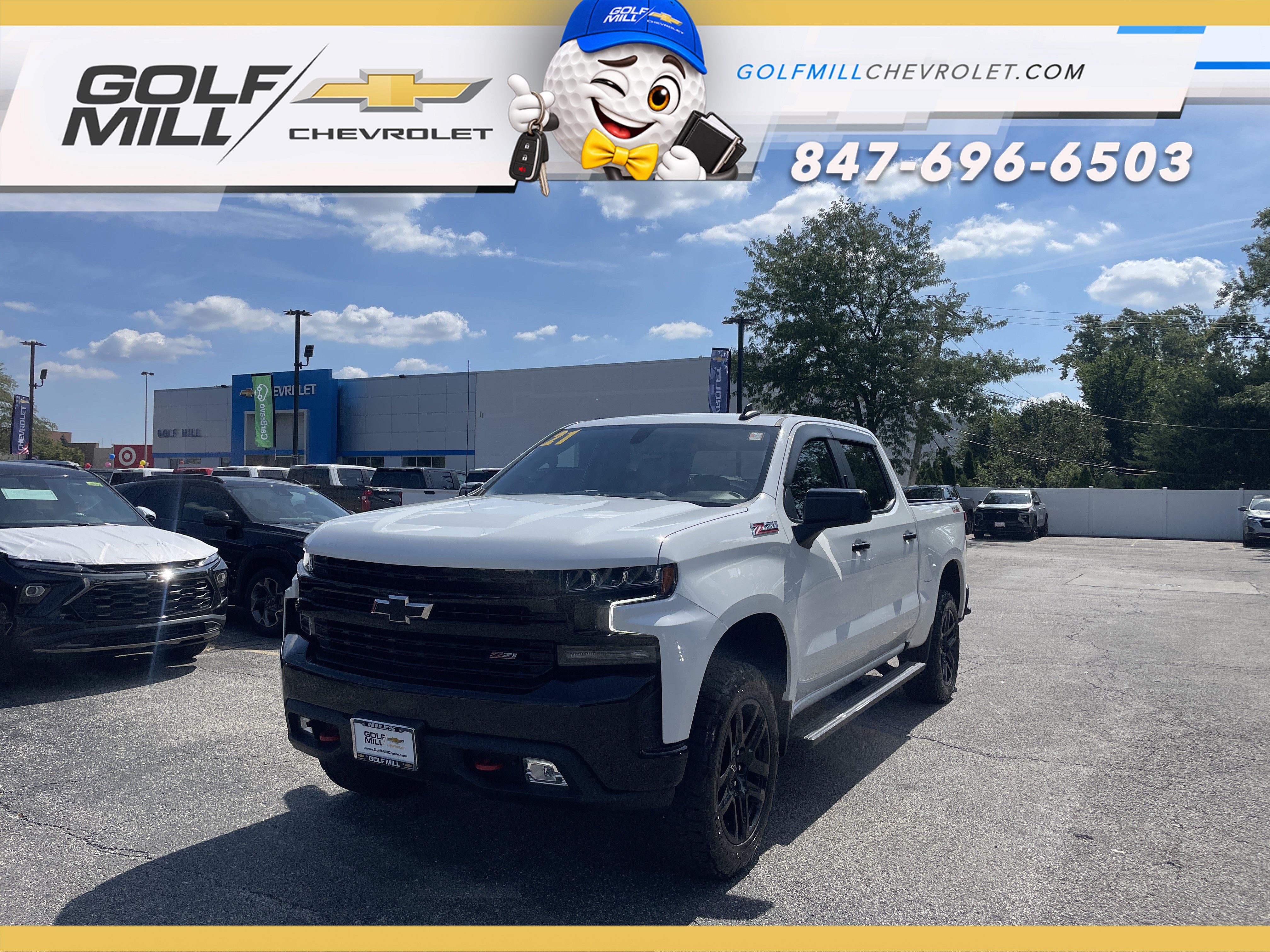 Used 2021 Chevrolet Silverado 1500 LT Trail Boss w/ Bed Protection Package AWD/4WD image 1