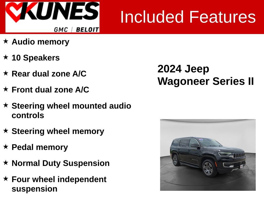Used 2024 Jeep Wagoneer Series II AWD/4WD image 3