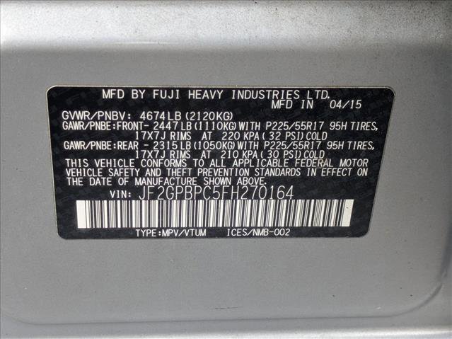 Used 2015 Subaru Crosstrek Touring image 16