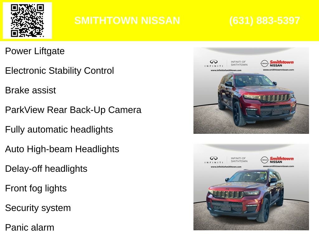Used 2023 Jeep Grand Cherokee L Limited w/ Black Appearance Package AWD/4WD image 6