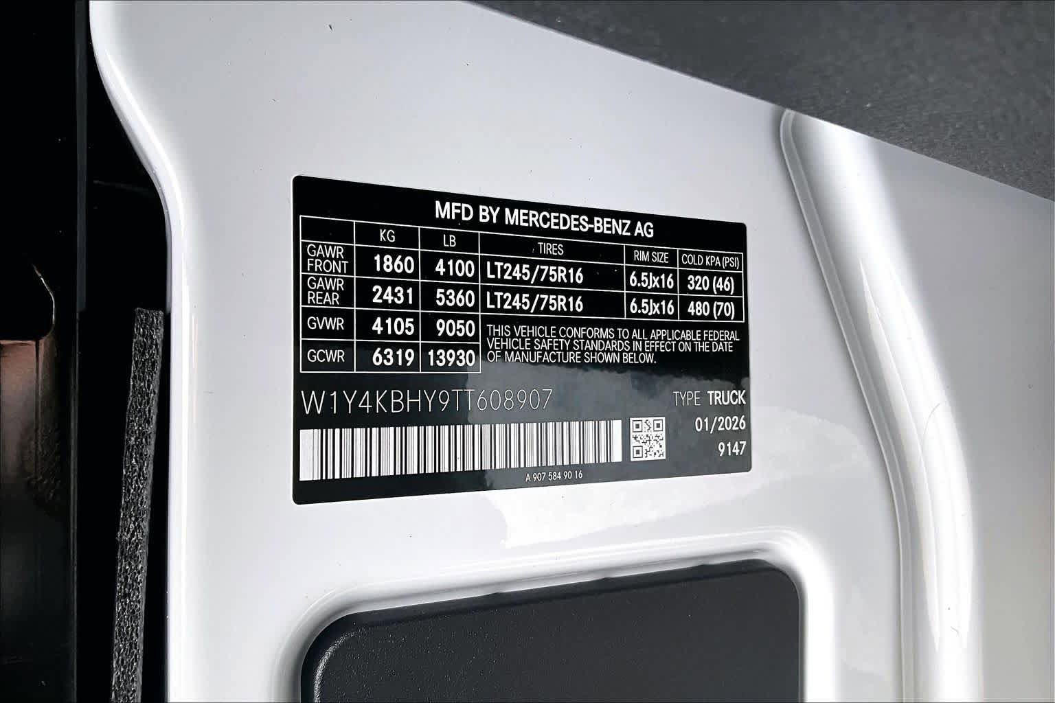 New 2026 Mercedes-Benz Sprinter 2500 image 12