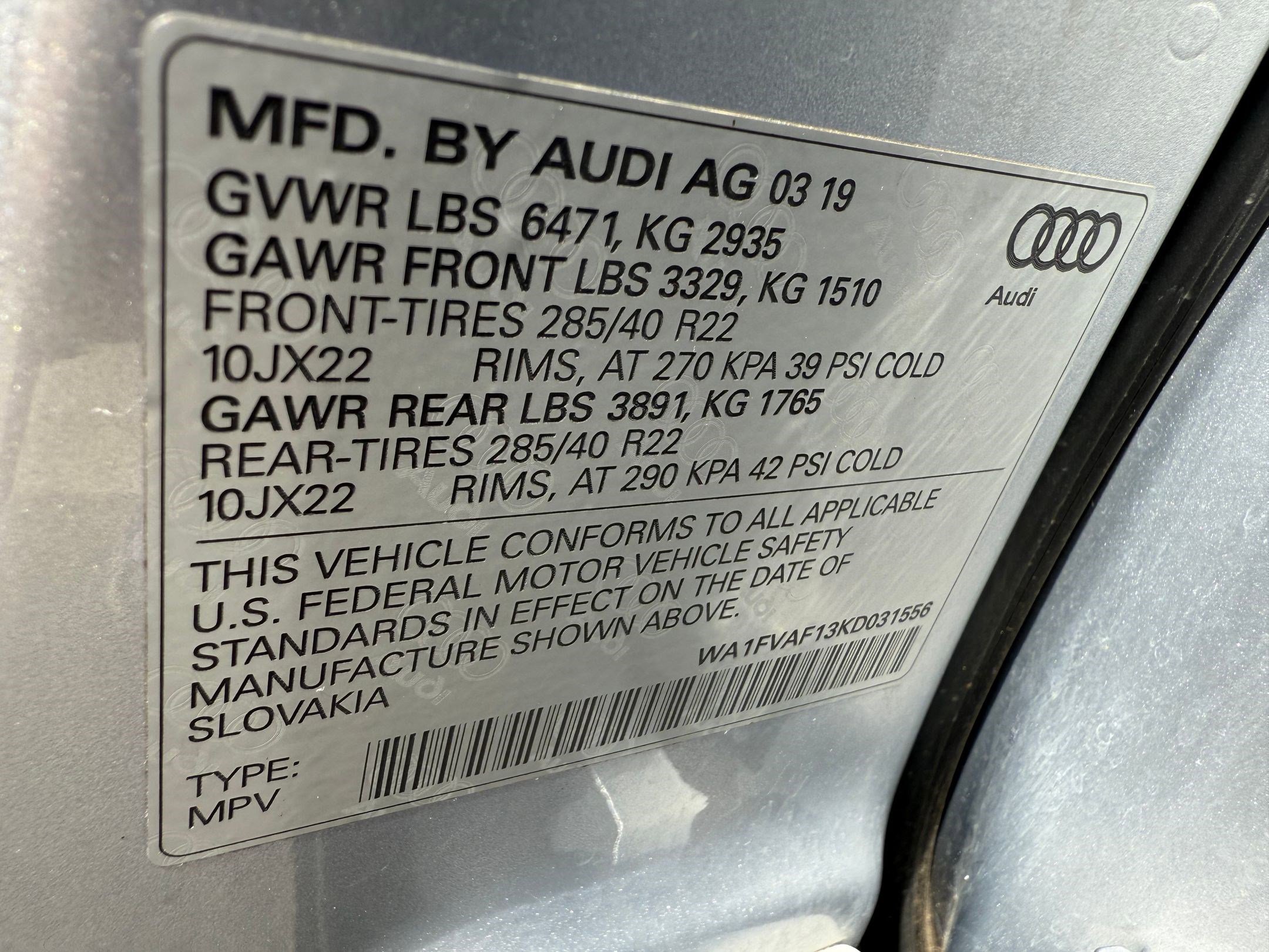 Used 2019 Audi Q8 Prestige AWD/4WD image 24