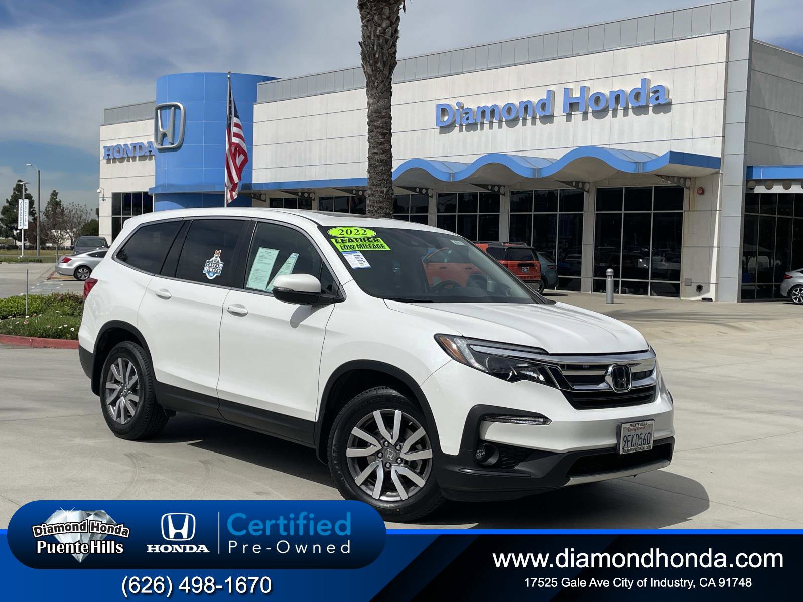 Certified 2022 Honda Pilot EX-L image 1