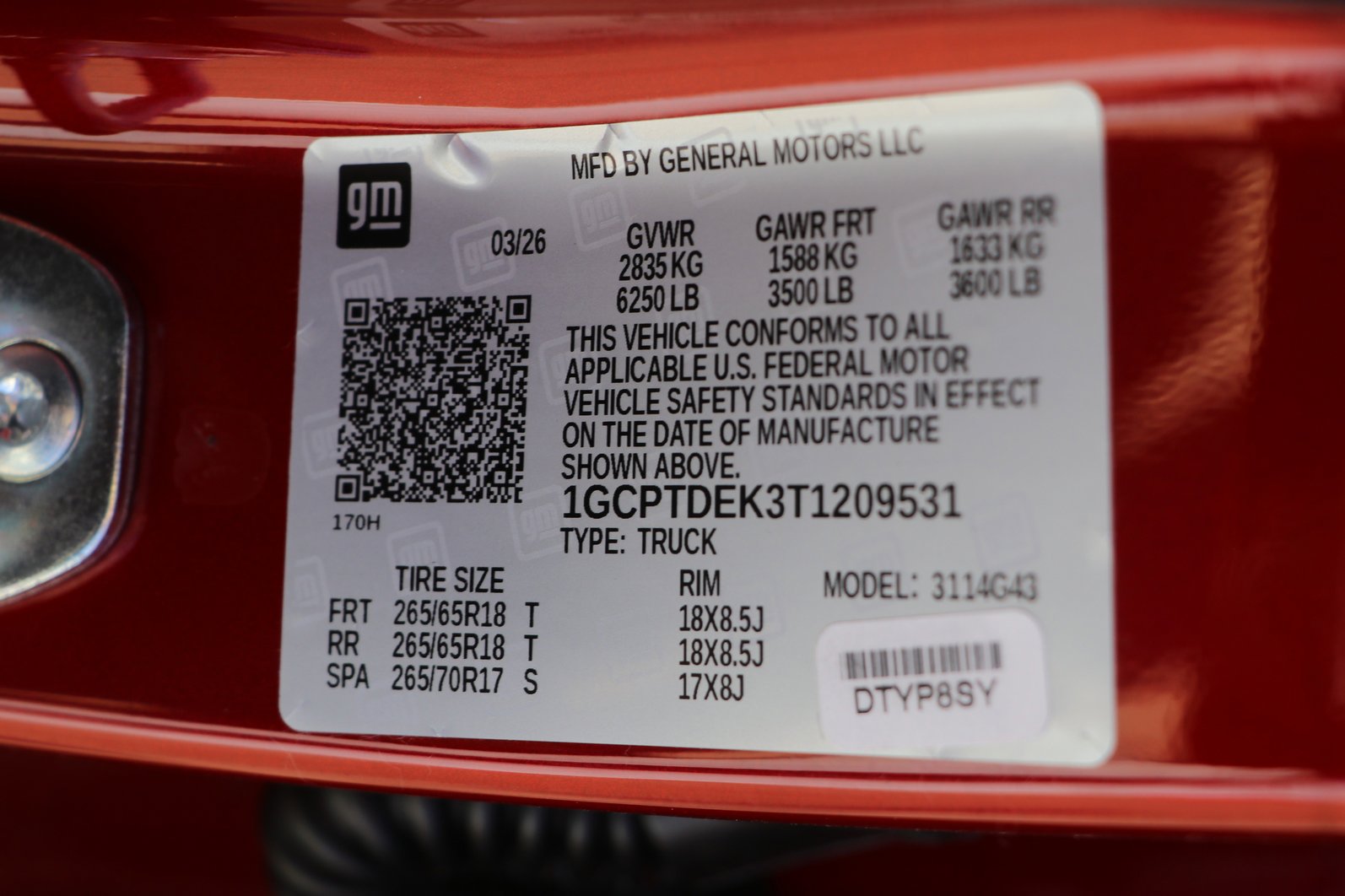 New 2026 Chevrolet Colorado Z71 image 35