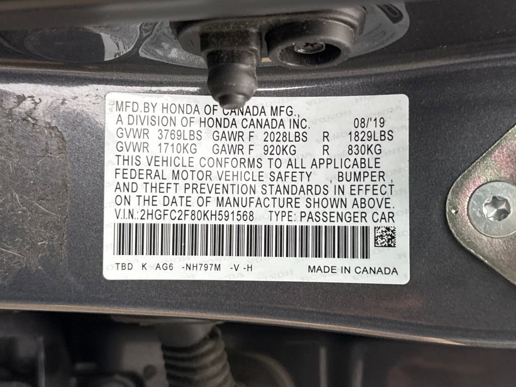 Used 2019 Honda Civic Sport image 30