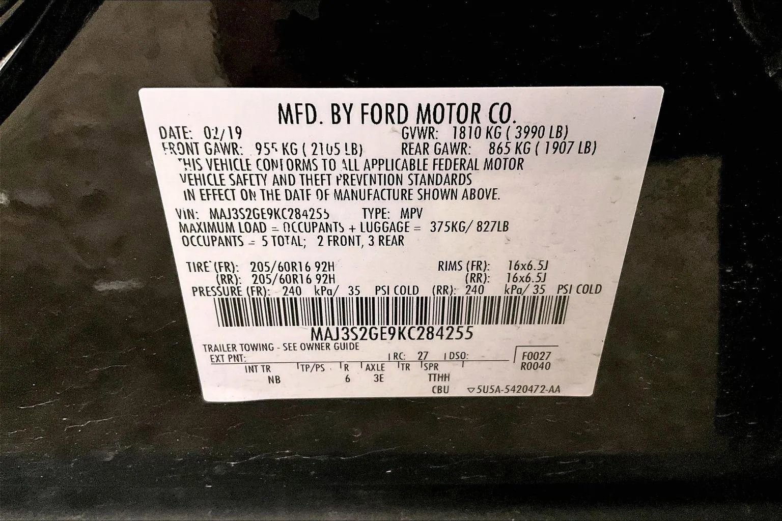 Used 2019 Ford EcoSport SE w/ SE Convenience Package image 32