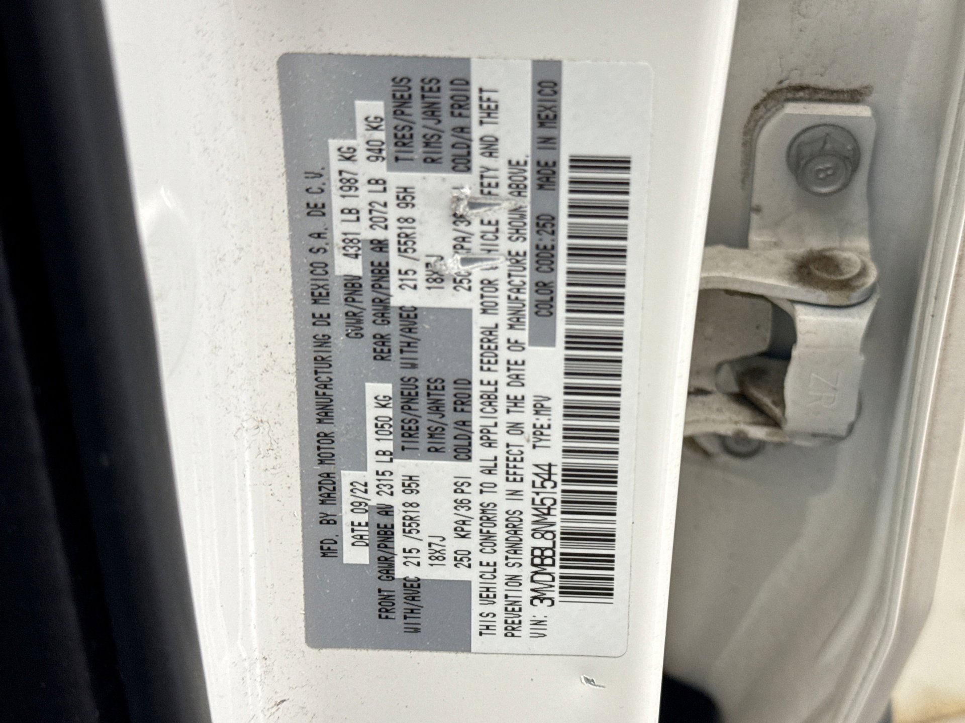 Used 2022 MAZDA CX-30 AWD 2.5 S w/ Select Package image 11