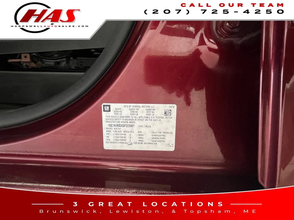 Used 2016 Chevrolet Silverado 2500 LT w/ All Star Edition AWD/4WD image 17