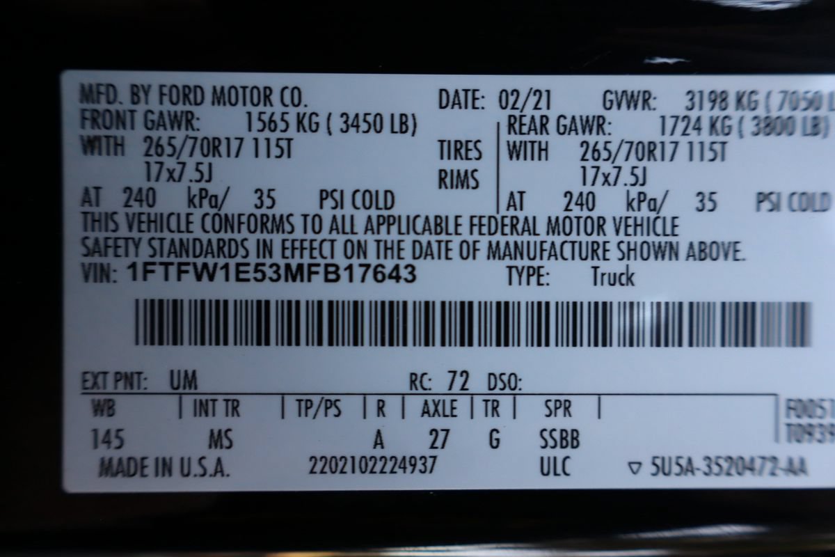 Used 2021 Ford F150 XLT AWD/4WD image 45