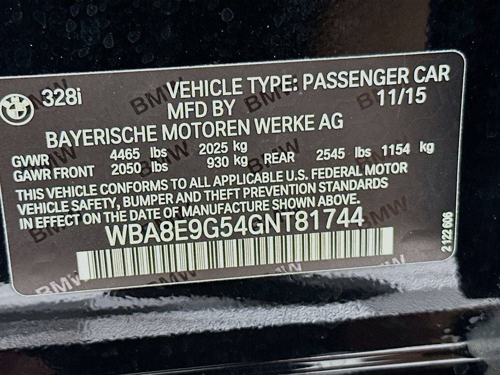 Used 2016 BMW 328i Sedan RWD image 34