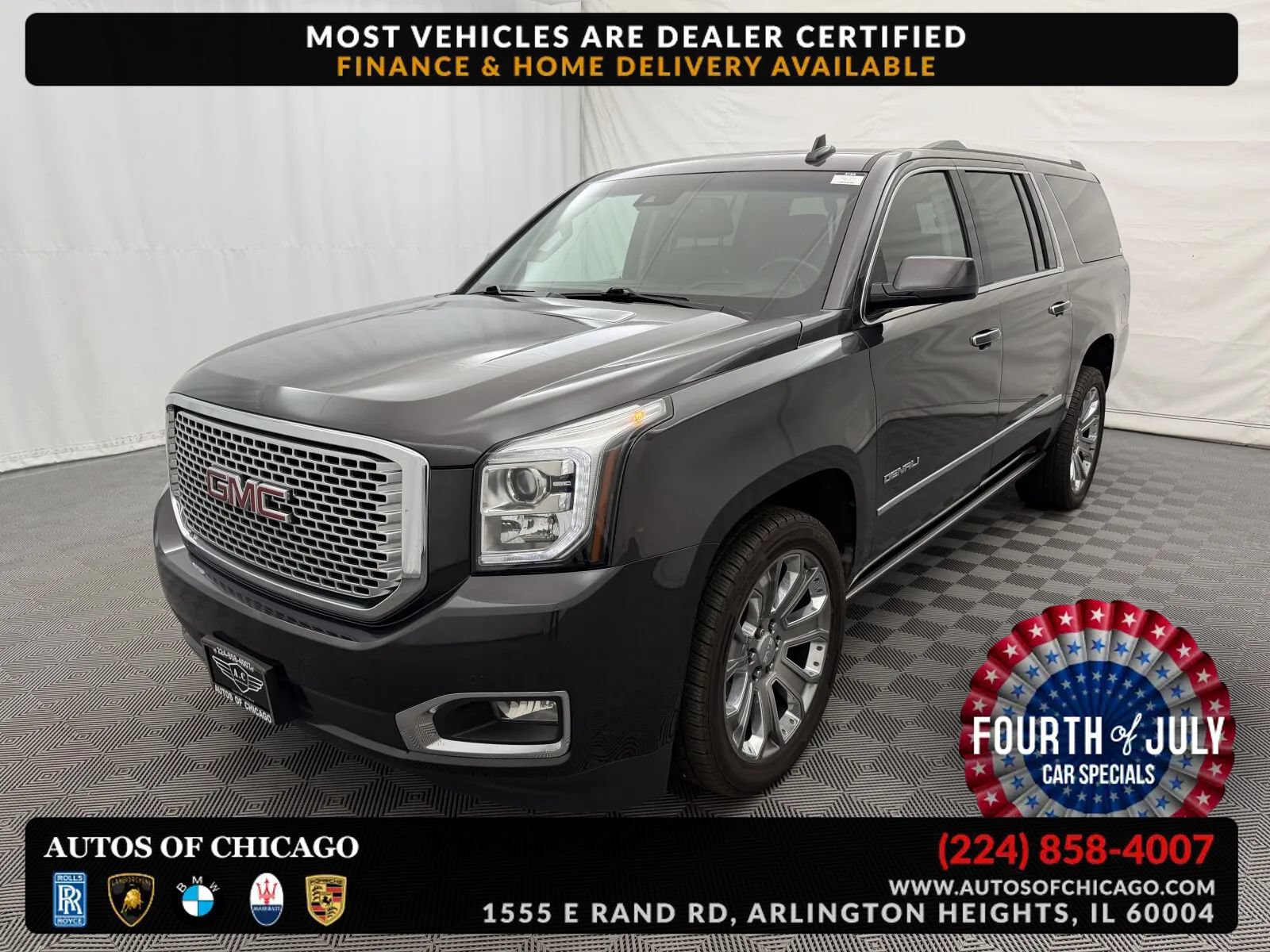 Used 2017 GMC Yukon XL Denali w/ Open Road Package AWD/4WD image 1