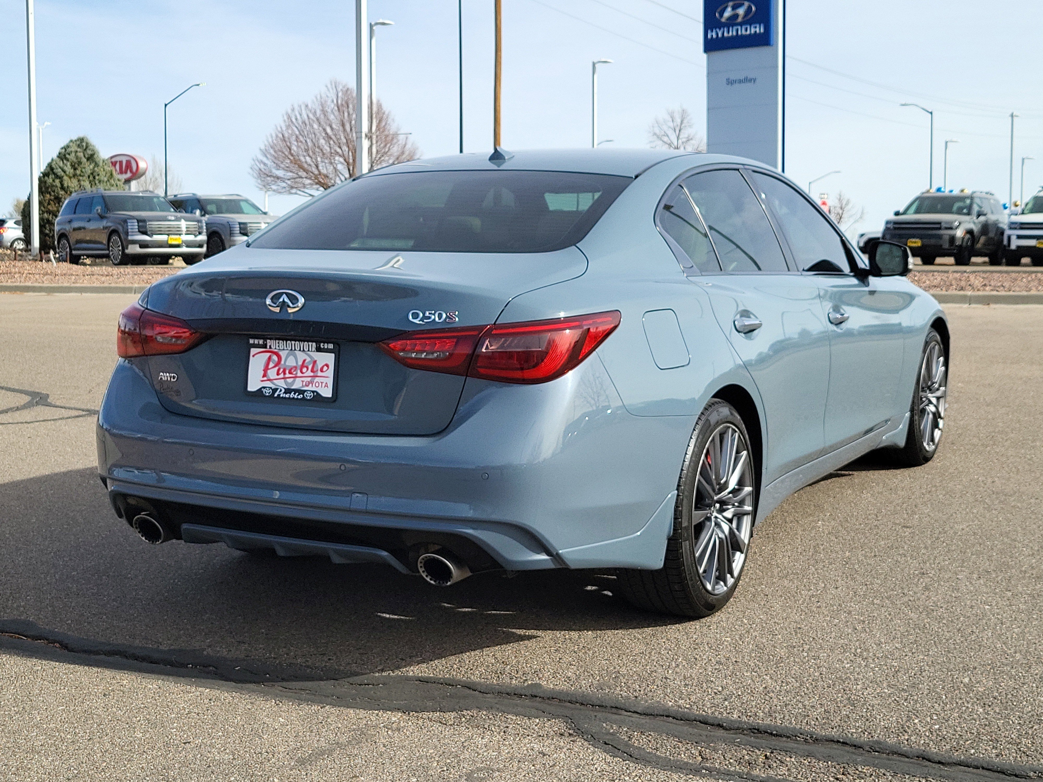 Used 2021 INFINITI Q50 Red Sport 400 w/ Proactive Package image 3