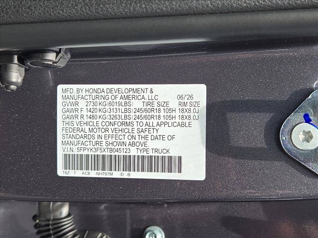 New 2026 Honda Ridgeline RTL image 17