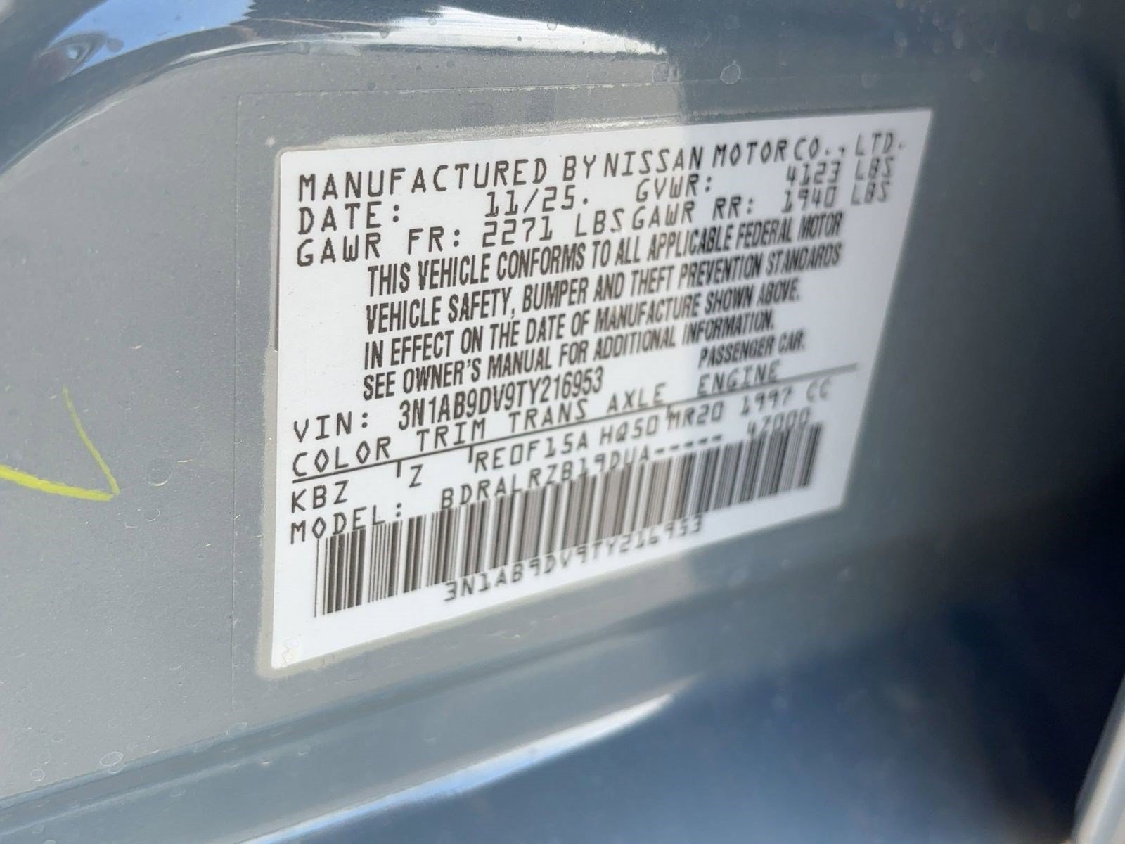 New 2026 Nissan Sentra SR w/ Floor Mat Package FWD image 19