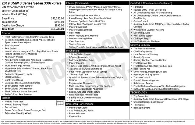 Used 2019 BMW 330i xDrive Sedan image 10