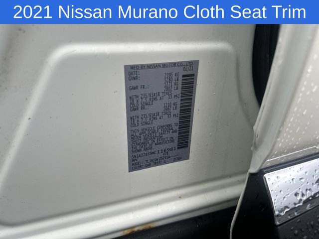 Used 2021 Nissan Murano SV AWD/4WD image 31