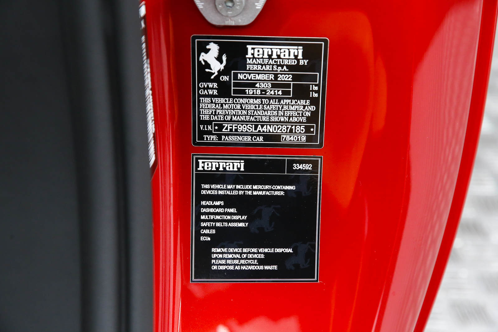 Certified 2022 Ferrari 296 GTB image 19